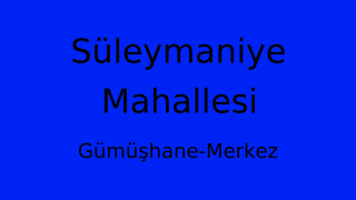 Süleymaniye Mahallesi Thumbnail