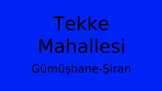 Tekke Mahallesi Thumbnail