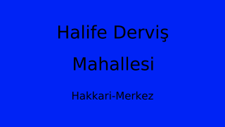Halife Derviş Mahallesi Thumbnail
