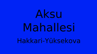 Aksu Mahallesi Thumbnail