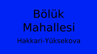 Bölük Mahallesi Thumbnail
