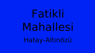 Fatikli Mahallesi Thumbnail
