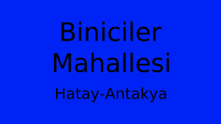 Biniciler Mahallesi Thumbnail