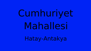 Cumhuriyet Mahallesi Thumbnail
