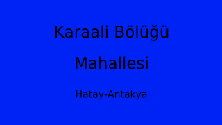 Karaali Bölüğü Mahallesi Thumbnail