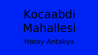 Kocaabdi Mahallesi Thumbnail