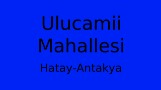 Ulucamii Mahallesi Thumbnail
