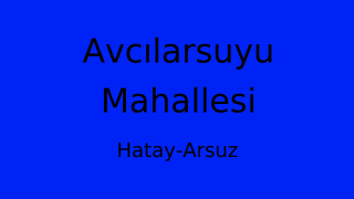 Avcılarsuyu Mahallesi Thumbnail