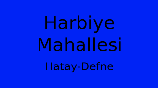 Harbiye Mahallesi Thumbnail