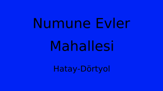 Numune Evler Mahallesi Thumbnail