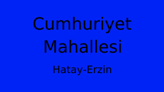 Cumhuriyet Mahallesi Thumbnail