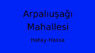 Arpalıuşağı Mahallesi Thumbnail