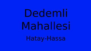 Dedemli Mahallesi Thumbnail