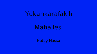 Yukarıkarafakılı Mahallesi Thumbnail