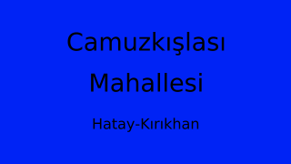 Camuzkışlası Mahallesi Thumbnail
