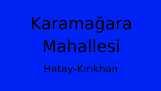 Karamağara Mahallesi Thumbnail