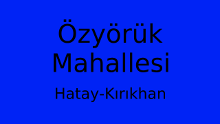 Özyörük Mahallesi Thumbnail