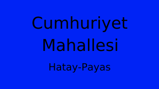 Cumhuriyet Mahallesi Thumbnail