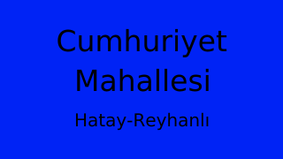 Cumhuriyet Mahallesi Thumbnail