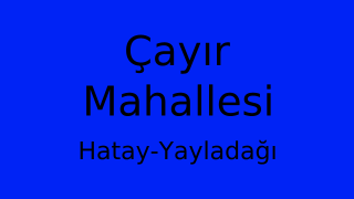 Çayır Mahallesi Thumbnail