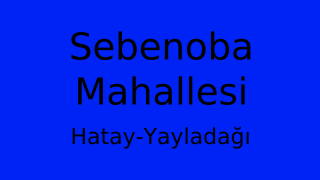 Sebenoba Mahallesi Thumbnail
