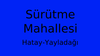 Sürütme Mahallesi Thumbnail