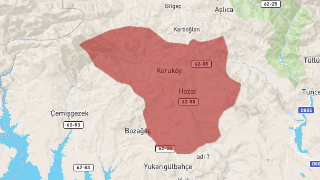 Hozat Belediyesi, Tunceli Harita Thumbnail