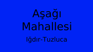 Aşağı Mahallesi Thumbnail