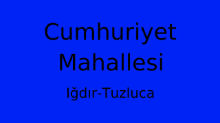 Cumhuriyet Mahallesi Thumbnail