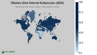 Ülkelere Göre İnternet Kullanıcıları 2026