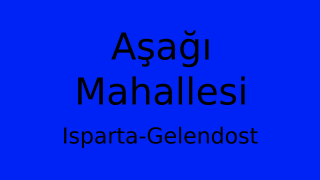 Aşağı Mahallesi Thumbnail