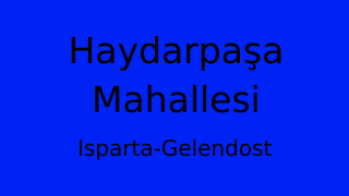 Haydarpaşa Mahallesi Thumbnail