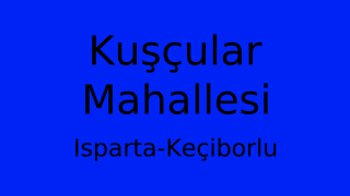 Kuşçular Mahallesi Thumbnail