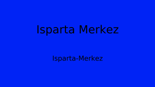 Isparta Merkez Belediyesi, Isparta Thumbnail