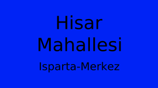 Hisar Mahallesi Thumbnail