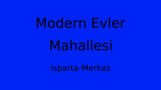 Modern Evler Mahallesi Thumbnail