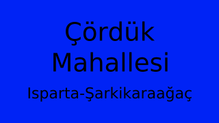 Çördük Mahallesi Thumbnail