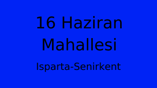 16 Haziran Mahallesi Thumbnail