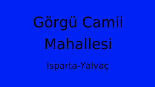 Görgü Camii Mahallesi Thumbnail