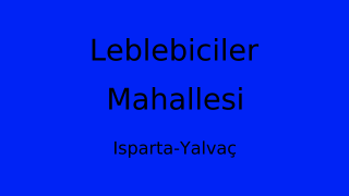 Leblebiciler Mahallesi Thumbnail