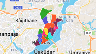 Istanbul Beşiktaş'ın Mahalleleri, Nüfus Bilgileri, Haritalar ve İstatistikler Thumbnail