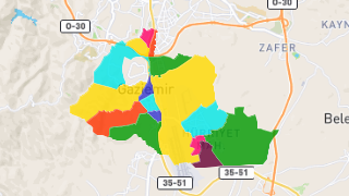 Izmir Gaziemir'in Mahalleleri, Nüfus Bilgileri, Haritalar ve İstatistikler Thumbnail