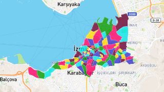 Izmir Konak'ın Mahalleleri, Nüfus Bilgileri, Haritalar ve İstatistikler Thumbnail