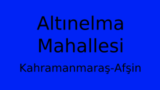 Altınelma Mahallesi Thumbnail