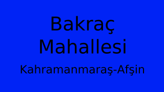 Bakraç Mahallesi Thumbnail