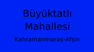 Büyüktatlı Mahallesi Thumbnail
