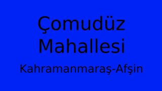 Çomudüz Mahallesi Thumbnail