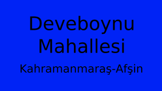 Deveboynu Mahallesi Thumbnail