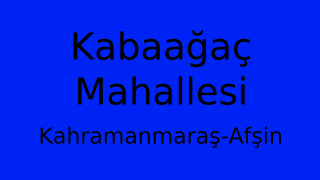 Kabaağaç Mahallesi Thumbnail