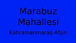Marabuz Mahallesi Thumbnail